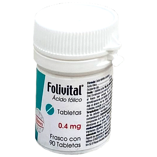 FOLIVITAL 400MCG TAB 90
