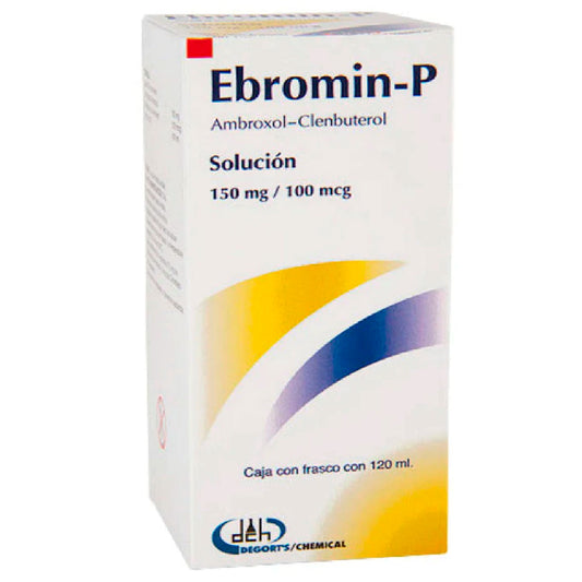 AMBROXOL CLENBUTEROL EBROMIN P SUSP 120ML