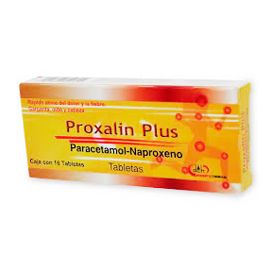 PROXALIN PLUS  TAB 16 Paracetamol Naproxeno