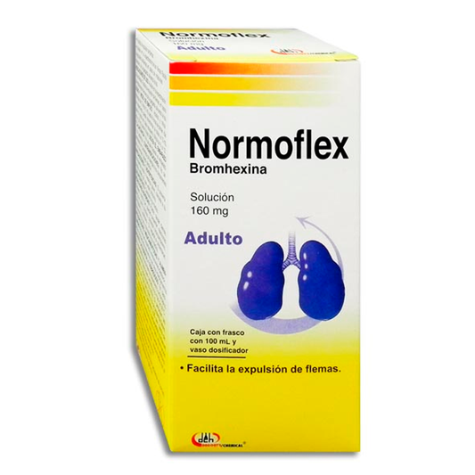 BROMHEXINA NORMOFLEX JBE 160MG ADUL