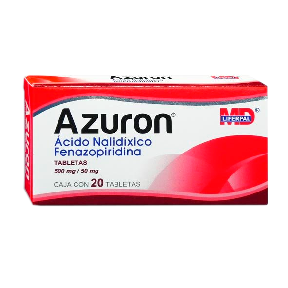 ACIDO NALIDIXICO FENAZOPIRIDINA AZURON TAB  C 20