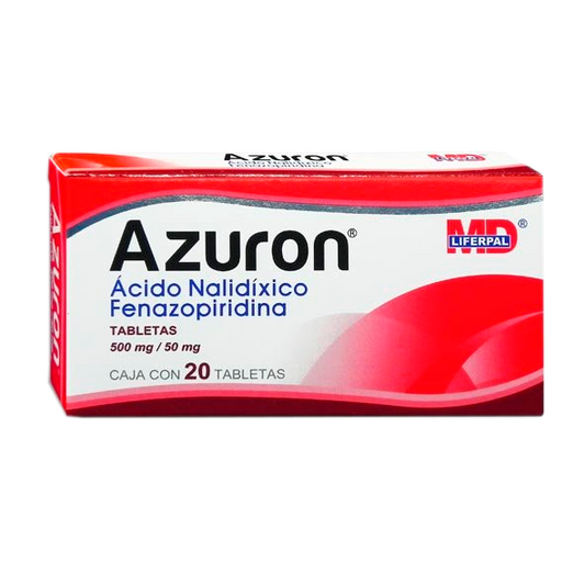 ACIDO NALIDIXICO FENAZOPIRIDINA AZURON TAB  C 20