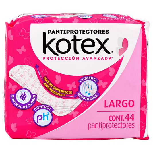 PANTY PROT KOTEX LARGO C 44 592 — fondo transparente, formato 1:1