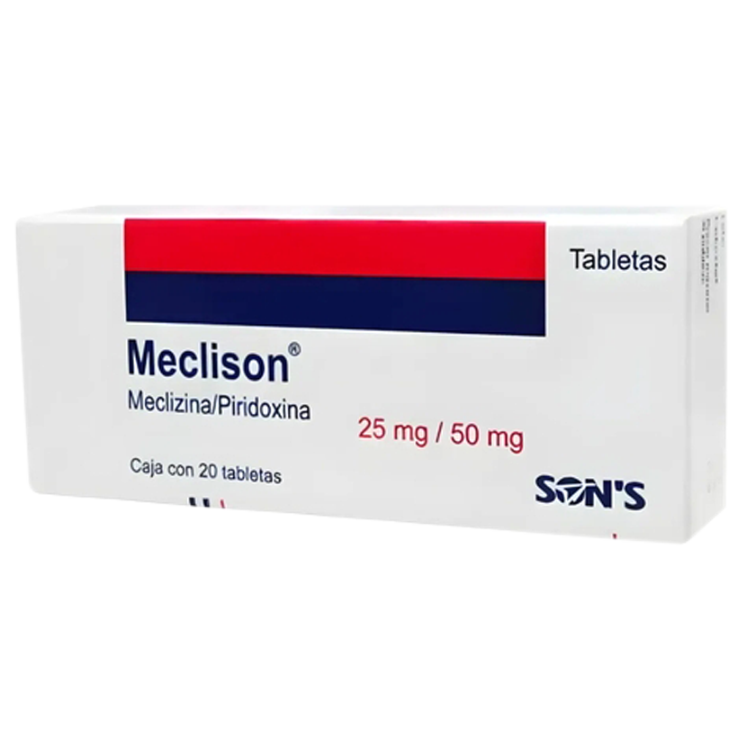 MECLIZINA PIRIDOXINA MECLISON TAB C 20