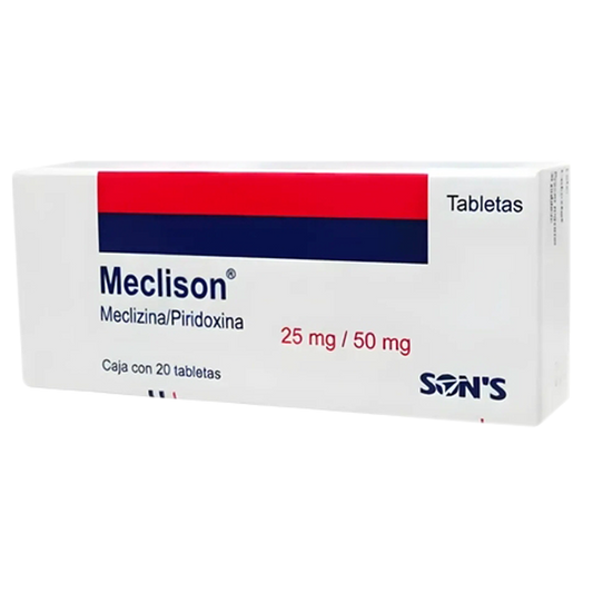 MECLIZINA PIRIDOXINA MECLISON TAB C 20