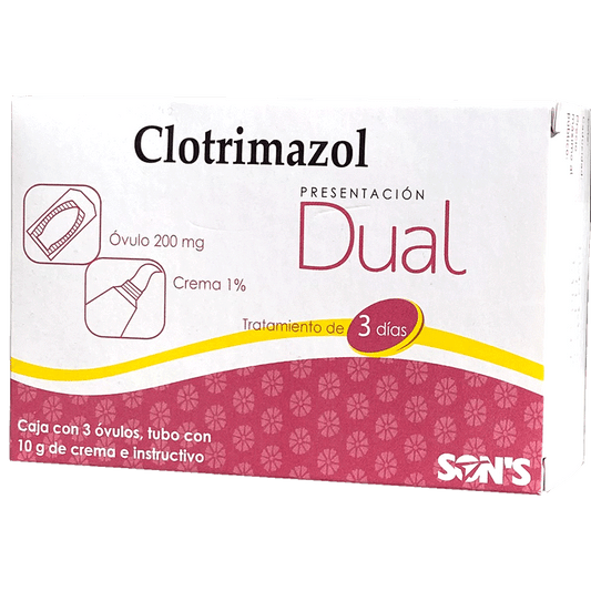 CLOTRIMAZOL V DUAL C 3 OV CRA 10G Clotrimazol