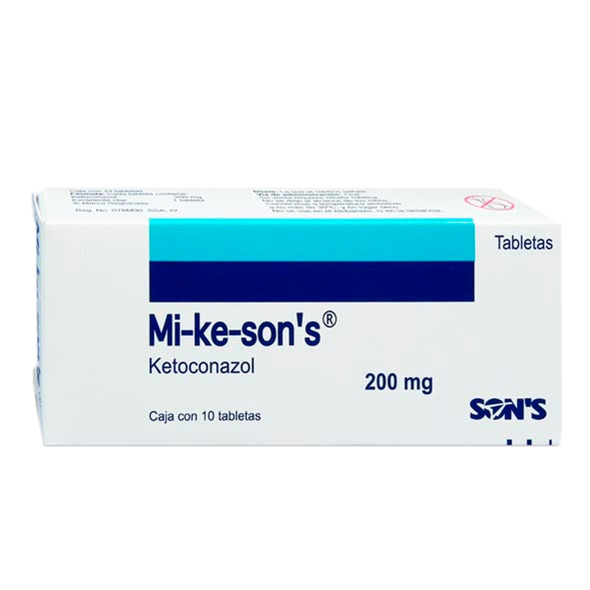 KETOCONAZOL MI KE SON S 200 MG TAB 10