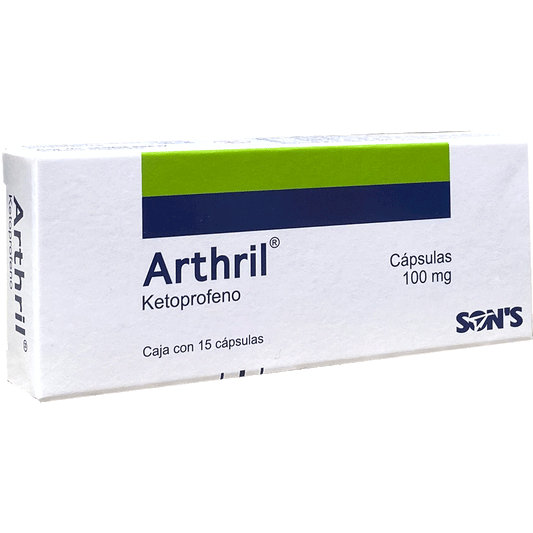 ARTHRIL 100 MG CAPS C 15 Ketoprofeno