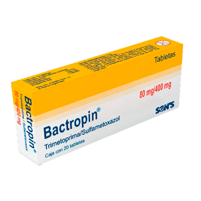 TRIMETOPRIMA SULFAMETOXAZOL BACTROPIN 80 400  C  20 TABS