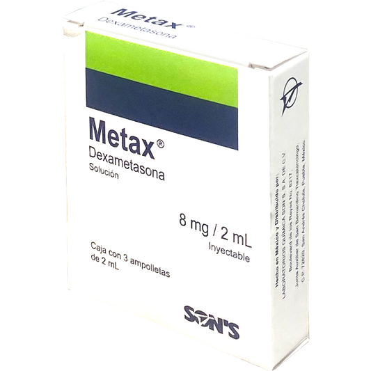 METAX C3 8MG 2ML Dexametasona