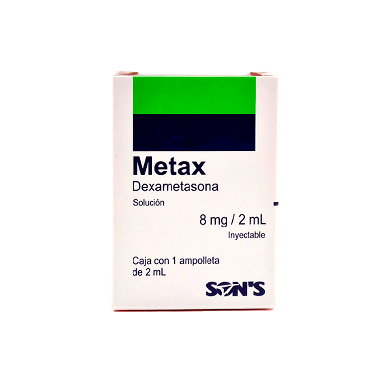 METAX INY 8MG C 1 AMP Dexametasona