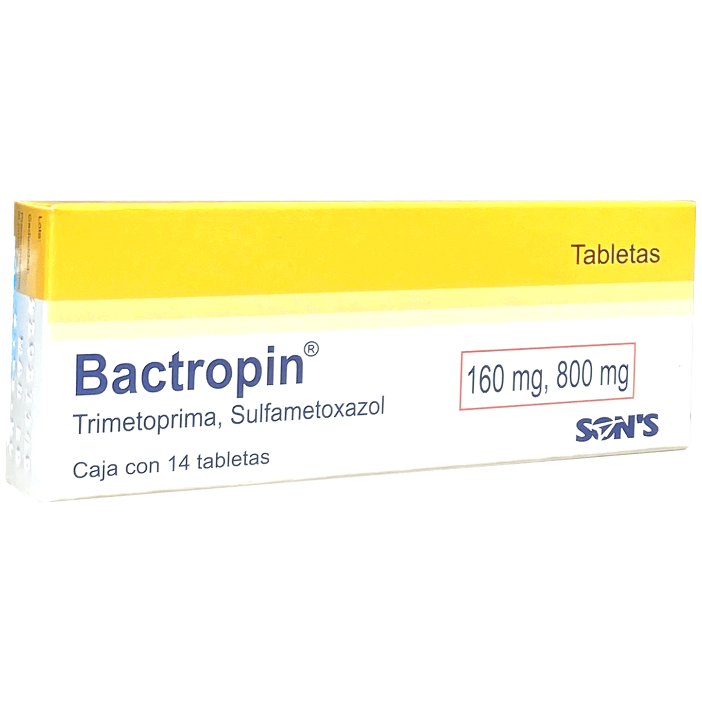 BACTROPIN F TAB 160 800 MG C 14 Sulfametoxazol Trimetoprima