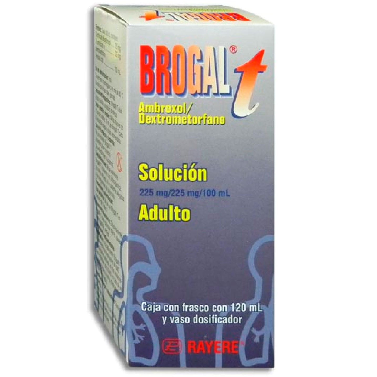 AMBROXOL DEXTROMETORFANO BROGAL T SOL AD 120 ML
