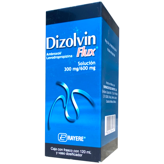 DIZOLVIN FLUX SOL 120ML 300MG 600MG Ambroxol Levodropropizina