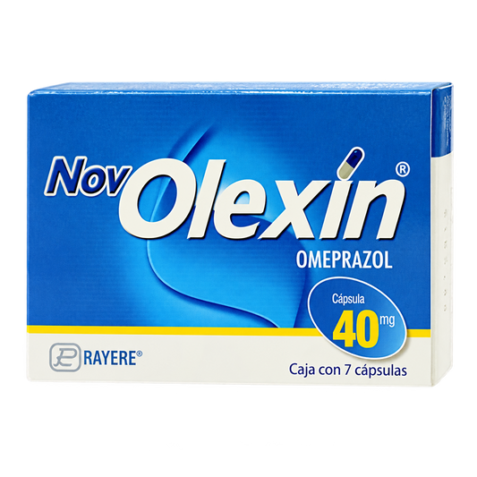 OMEPRAZOL NOVOLEXIN  CAP C7  40MG — fondo transparente, formato 1:1