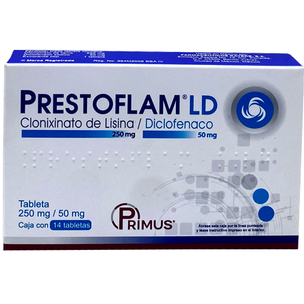 PRESTOFLAM LD250 50 MG TAB 14