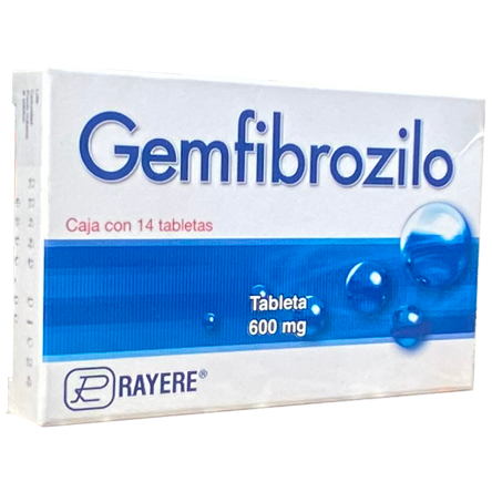 GEMFIBROZILO  600MG C 14 TABS RAYERE