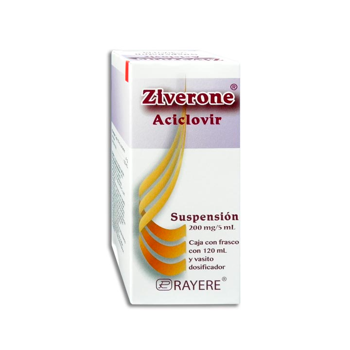 ZIVERONE SUSP 120 MG Aciclovir