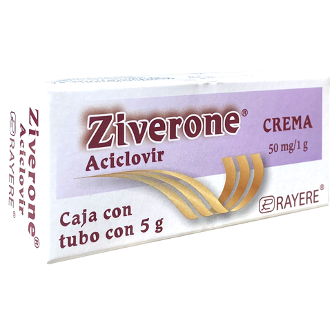 ZIVERONE CREMA 5GR Aciclovir
