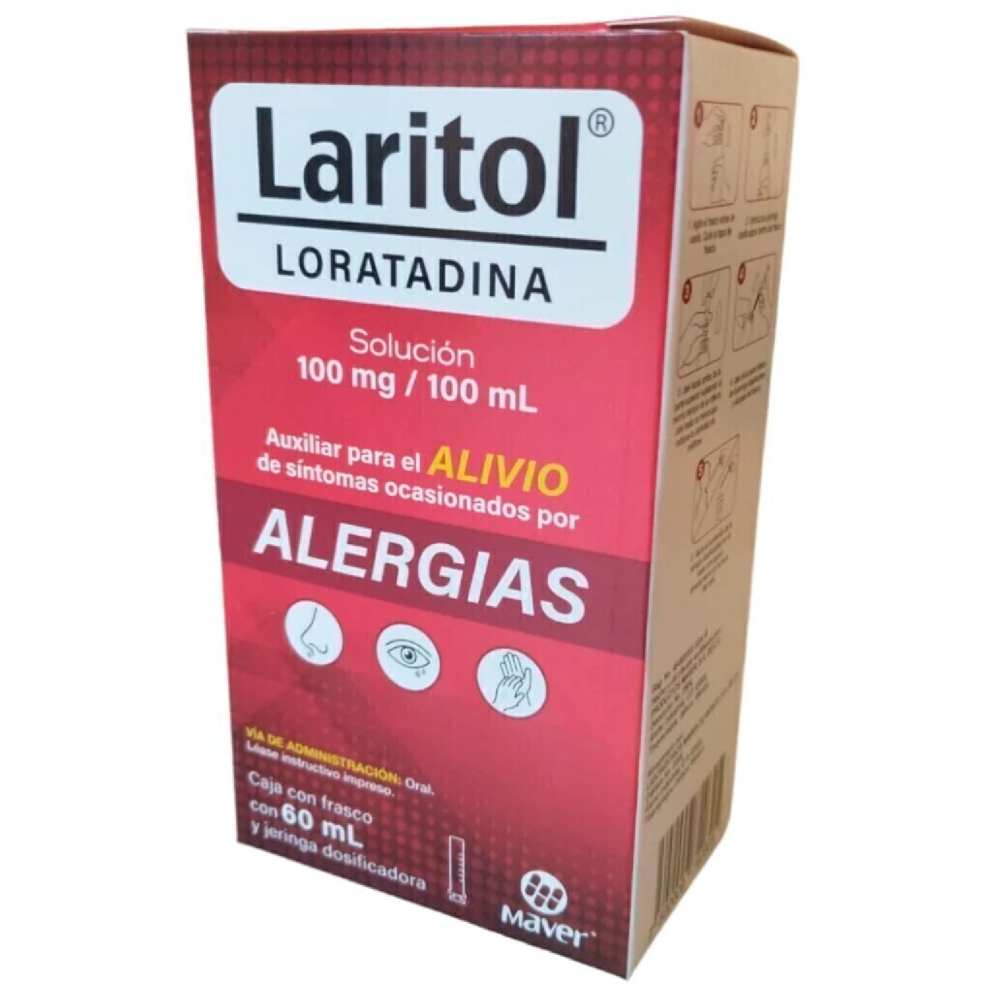 LORATADINA LARITOL SUSP 1MG 60ML