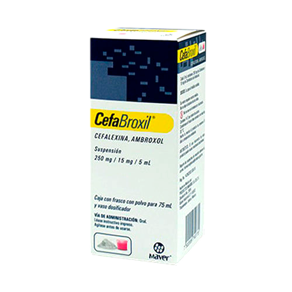 CEFALEXINA AMBROXOL CEFABROXIL    SUSP 250 MG