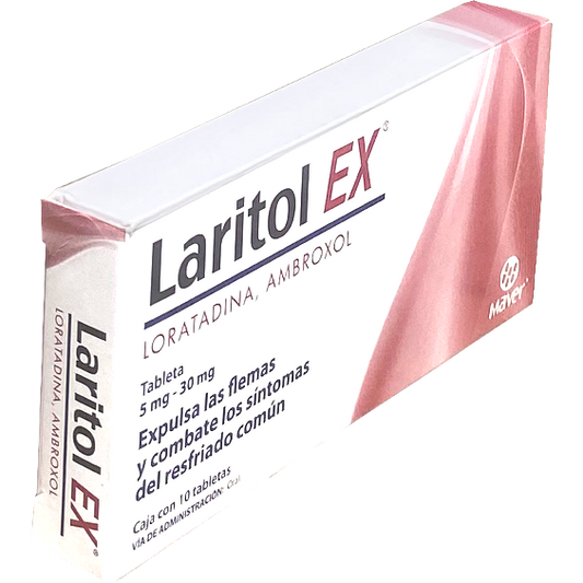 LARITOL EX TAB 5 30MG C 10 Ambroxol Loratadina