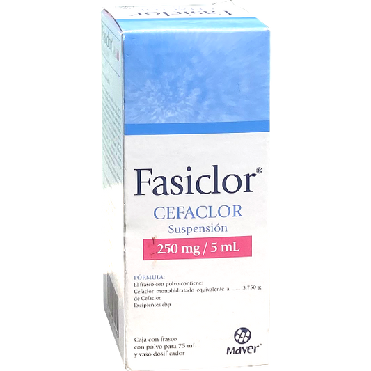 FASICLOR 250 MG SUSP Cefaclor