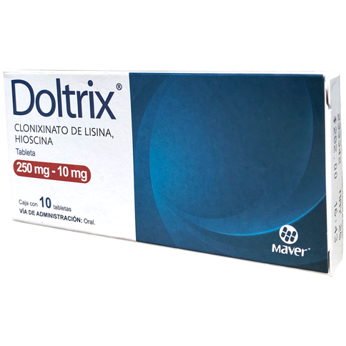 DOLTRIX   T 10 250MG 10MG Clonixinato de Lisina Butilhioscina