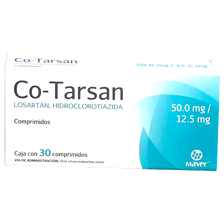 CO TARSAN 30 TAB 50 0 12 5 MG Hidroclorotiazida Losartan