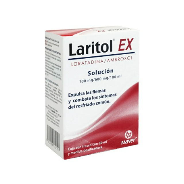 LARITOL EX GTS 30 ML Ambroxol Loratadina