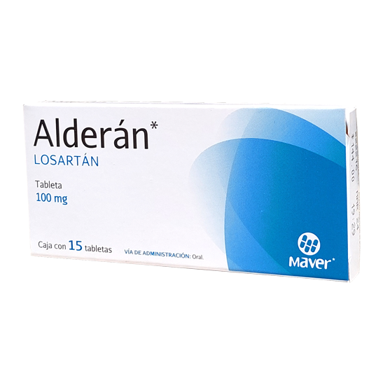 ALDERAN 100 MG TABS 15 Losartan