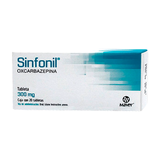 SINFONIL 300MG C 20 TAB Oxcarbazepina