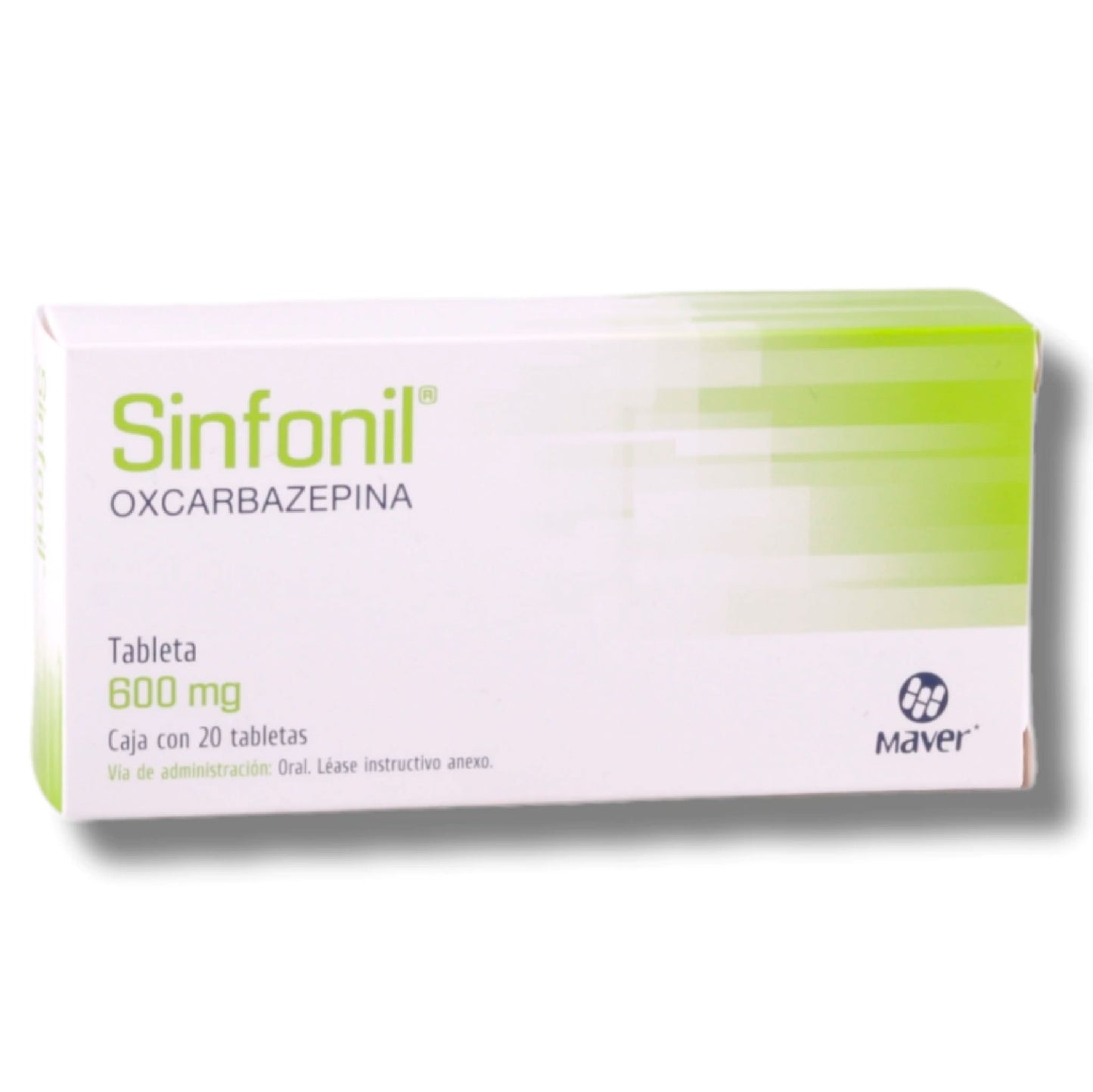 OXCARBAZEPINA 600 MG 20 TAB SINFONIL