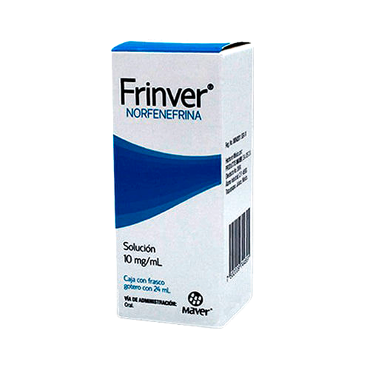 FRINVER GTS 24 ML 10 MG 1 ML Norfenefrina