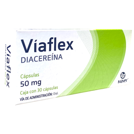 VIAFLEX 50 MG 30 CAPS Diacereina