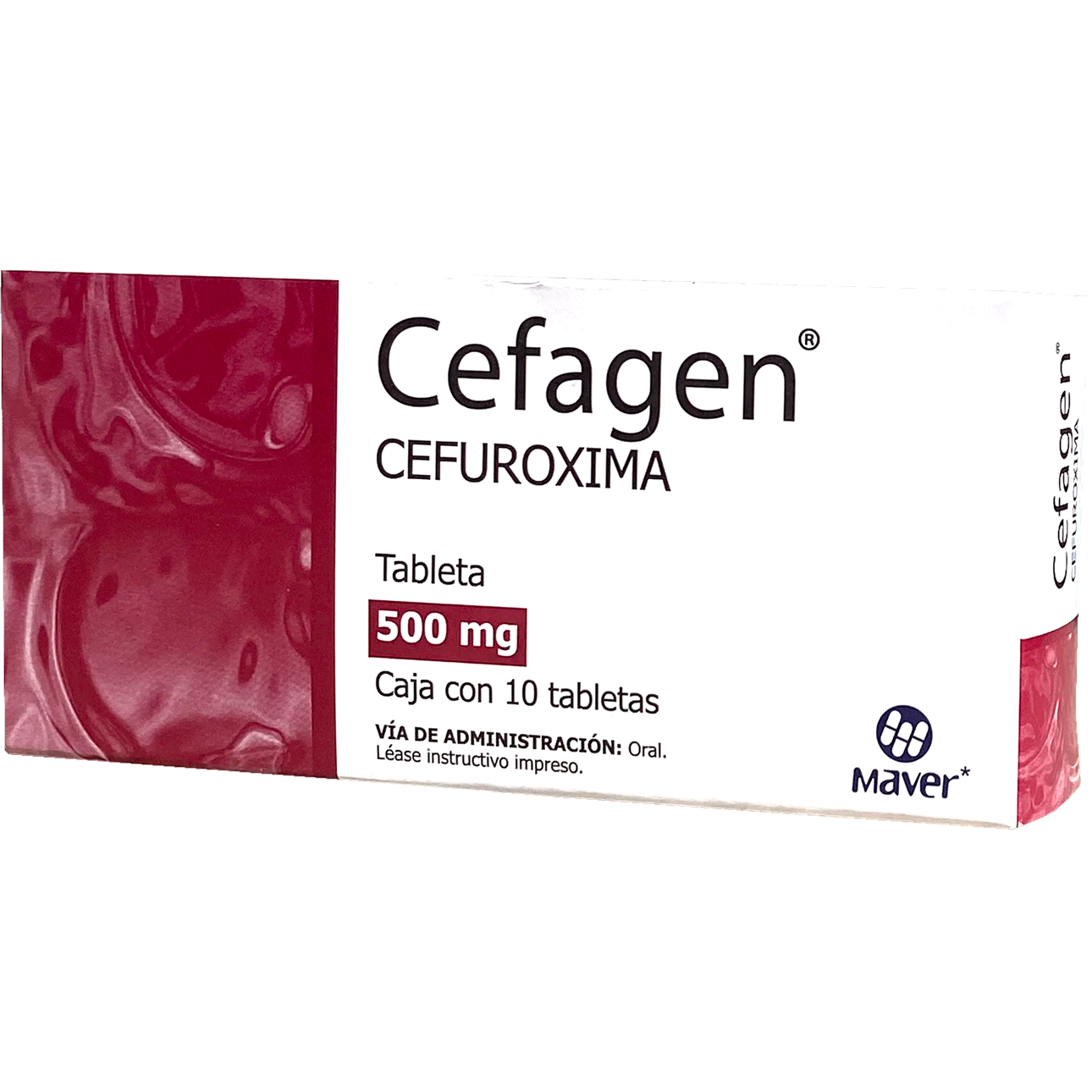 CEFAGEN 500 MG C  10 TABS Cefuroxima