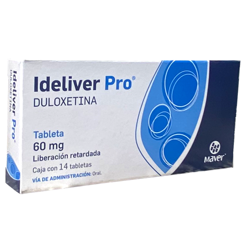 IDELIVER PRO 14 TABS 60MG Duloxetina