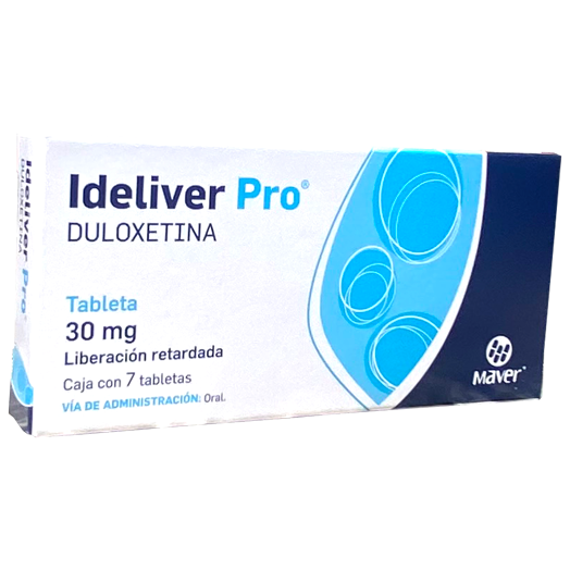 IDELIVER PRO 30 MG 7 TAB Duloxetina