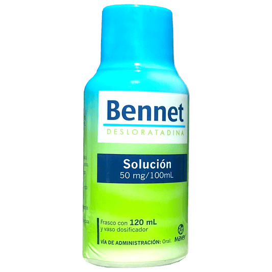 BENNET SOL 120ML 50 MG 100ML Desloratadina