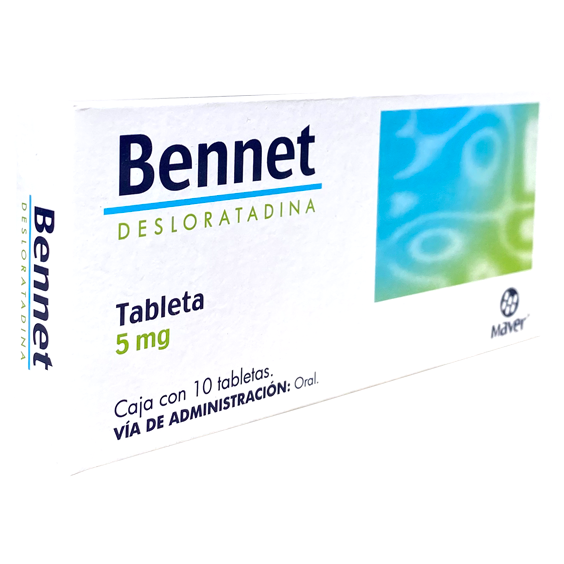 BENNET TAB C 10 5 MG Desloratadina