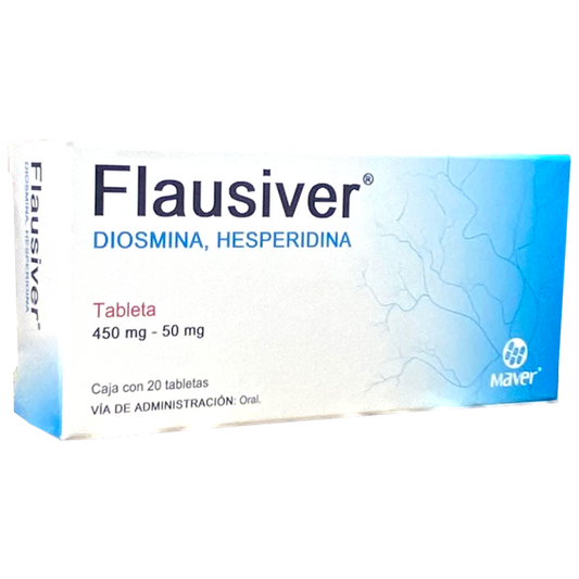 FLAUSIVER TAB C 20 450MG 50MG Diosmina Hesperidina