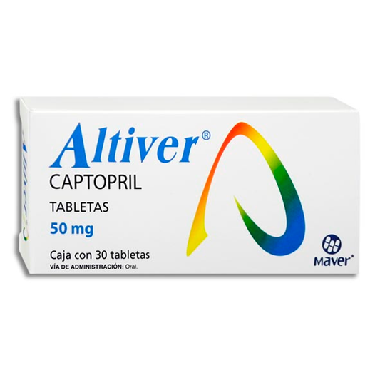 CAPTOPRIL ALTIVER 50 MG TAB 30