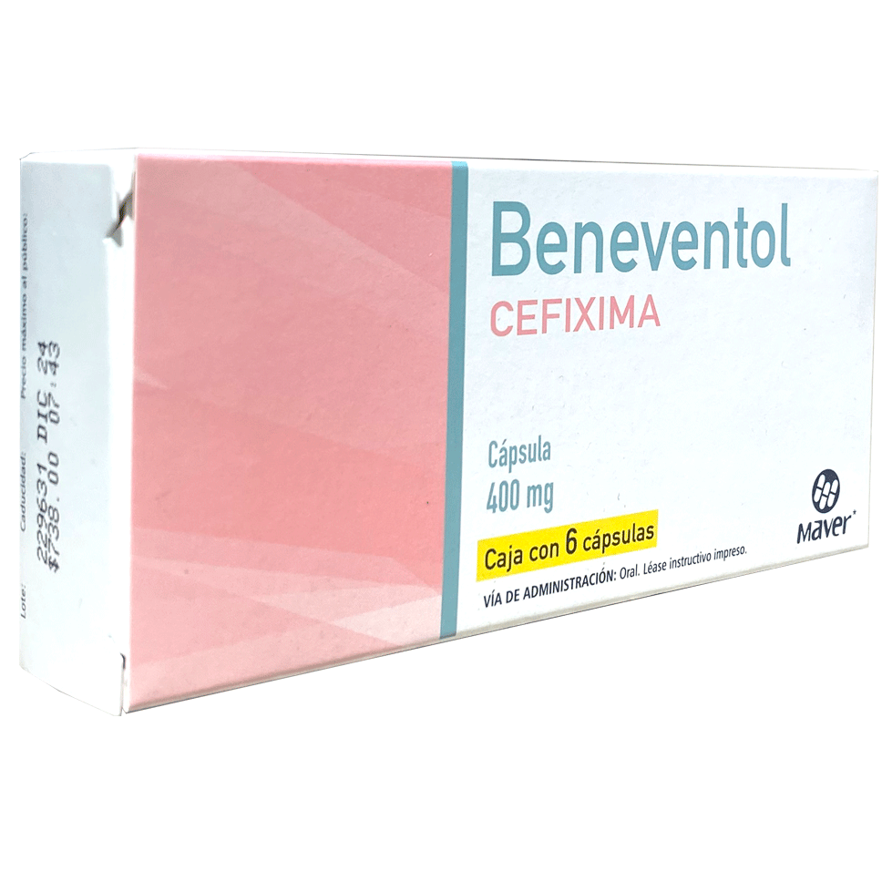 BENEVENTOL 400 MG CAPS 6 Cefixima