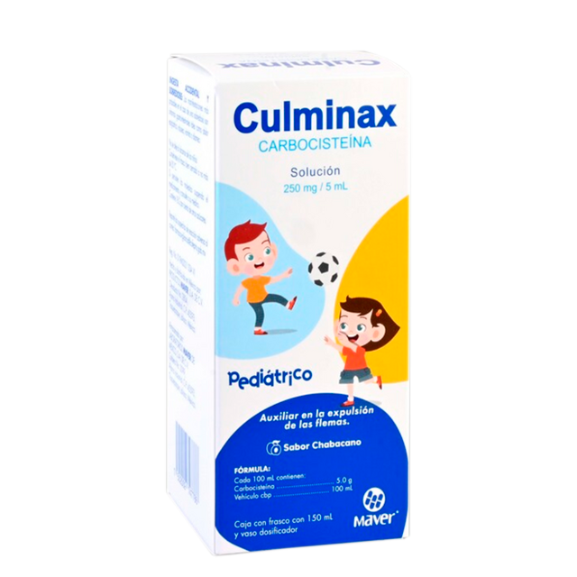 CARBOCISTEINA CULMINAX 250MG 5MLSOL INFANTIL PED 150ML
