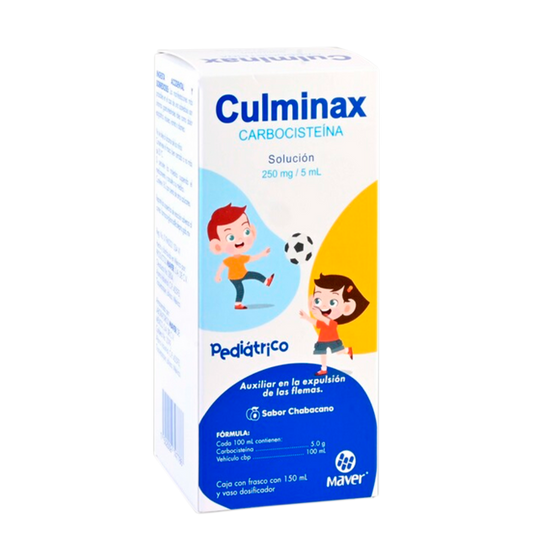 CARBOCISTEINA CULMINAX 250MG 5MLSOL INFANTIL PED 150ML