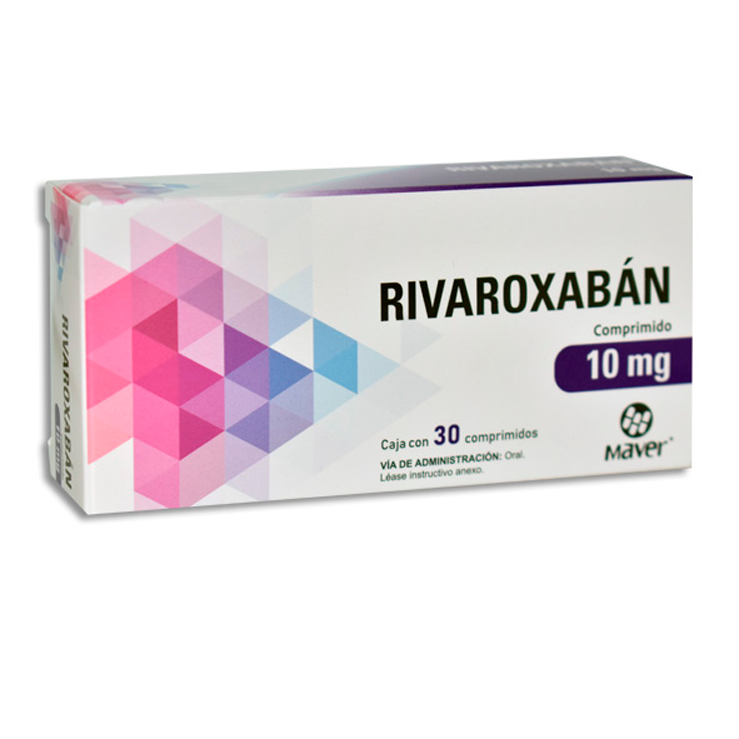 RIVAROXABAN 10MG C 30 COMPRIMIDOS MAVER