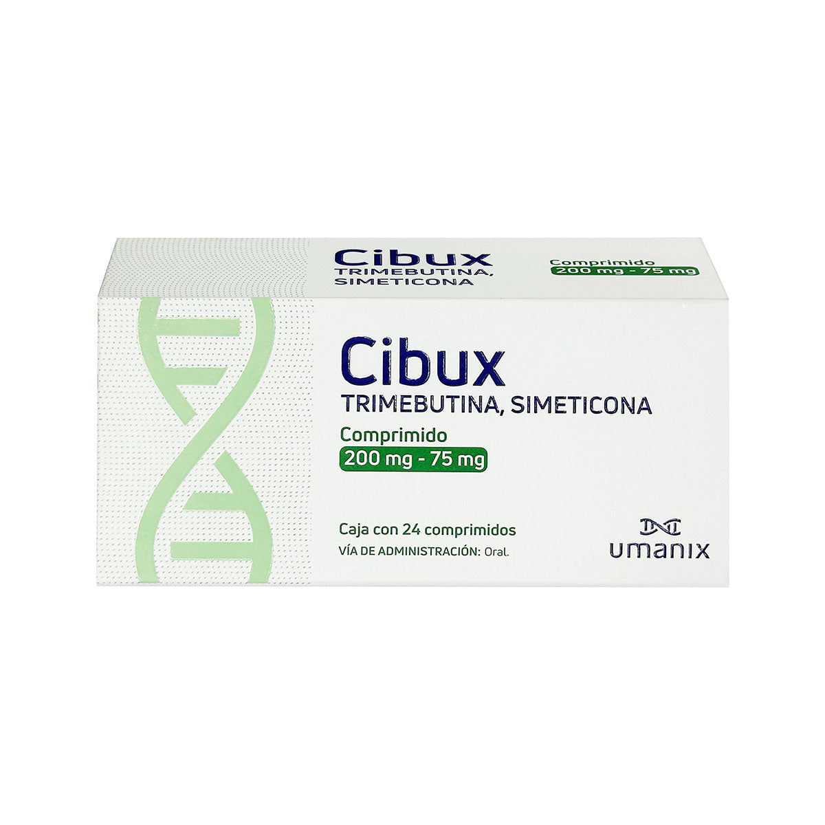 CIBUX 200 75 MG 24 COM Trimebutina Simeticona