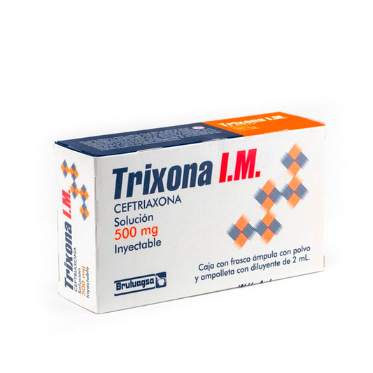 TRIXONA    500MG IM Ceftriaxona