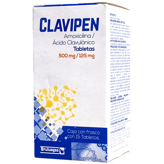 CLAVIPEN 500MG 125 MG  C 15 TAB  Amoxicilina Ac Clavulanico