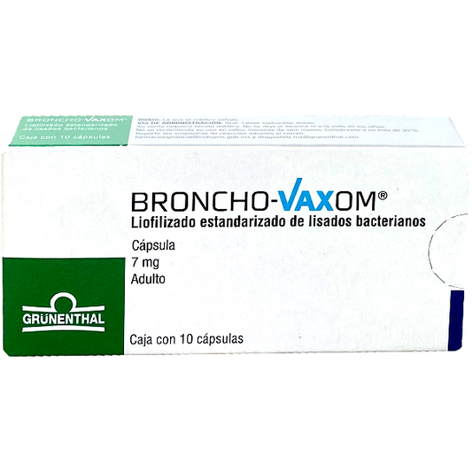 BRONCHO VAXOM AD 7MG CAPS 10
